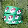 Order  Christmas Ribbon - Santa Face/Green